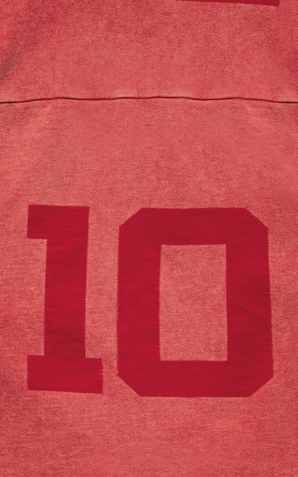 RED WASHED JERSEY