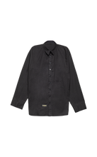 Load image into Gallery viewer, BLACK BUTTON UP SHIRT
