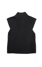 Load image into Gallery viewer, BLACK KNITTED VEST
