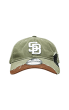 Load image into Gallery viewer, GREEN CAMO DISTRESSED CAP
