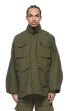 이미지를 갤러리 뷰어에 로드 , GREEN CARGO PARKA JACKET
