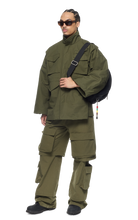 Load image into Gallery viewer, M-SB GREEN CARGO FIELD COAT
