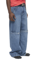 Load image into Gallery viewer, BLUE BAGGY JEANS
