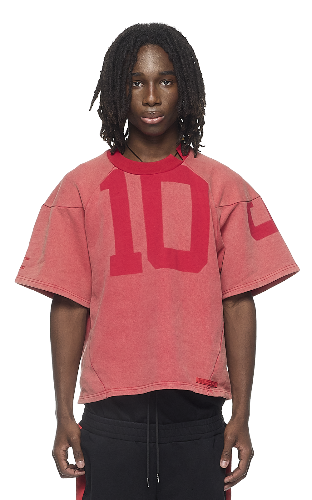 RED WASHED JERSEY