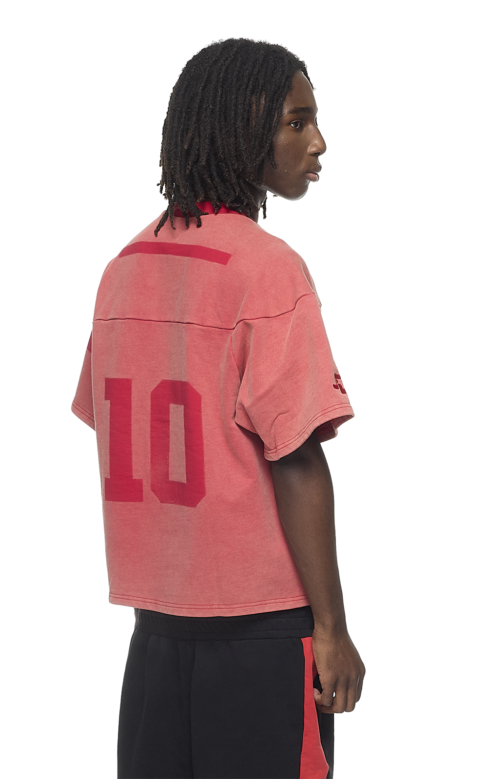 RED WASHED JERSEY