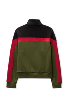 Load image into Gallery viewer, BLACK &amp; GREEN TRACK JACKET
