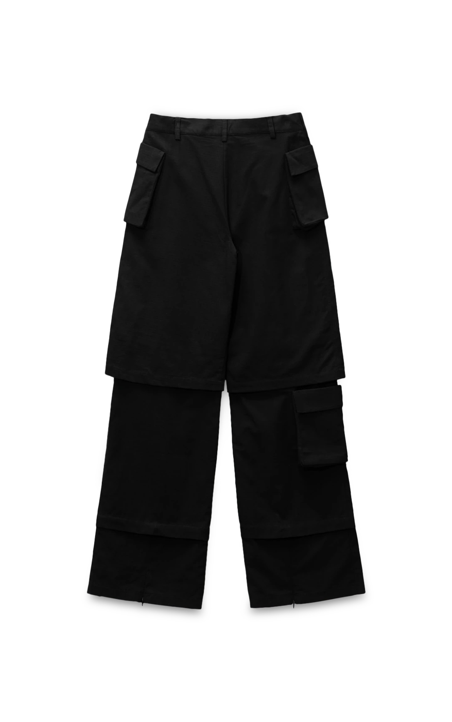 BLACK SAFARI CARGO PANT