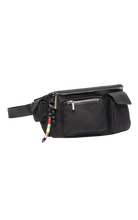 Load image into Gallery viewer, BLACK CARGO SLING BACKPACK
